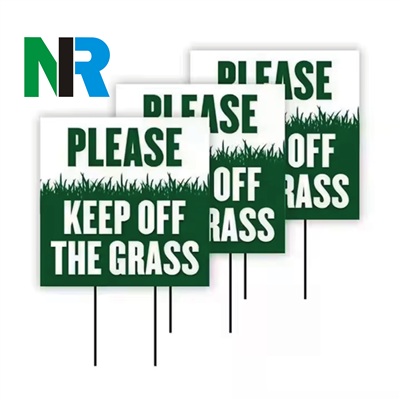 Cartello da giardino in plastica